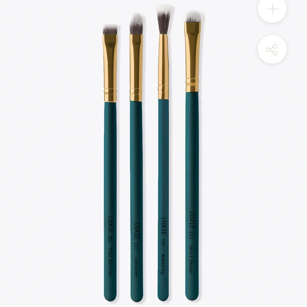 LUXIE Enchanted Eye Set Comes with case Make Up Brush Set NWT